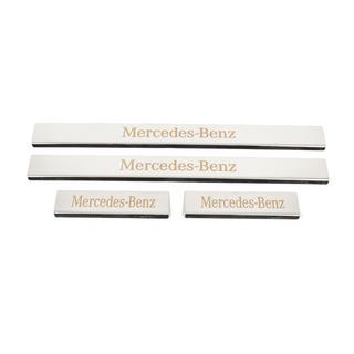 Einstiegsleisten Carmos (4 Stk, Edelstahl) Mercedes C-class W204 2007-2015 Foto 1