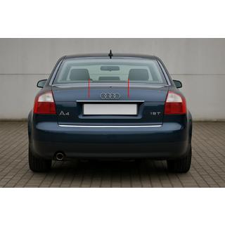 Chromleiste über dem Kennzeichen (Carmos Edelstahl) V-2 Audi A4 B6 2000-2004 Foto 1