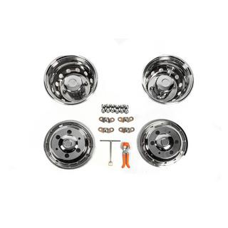 Edelstahl Radkappen OEM (2-teilige, 4 Stk) Iveco Daily 2014- Foto 1