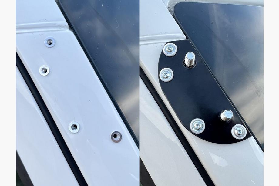 Mercedes Sprinter W906 2006–2018 Frontscheibenblende (Weiß, 5mm) Foto 8