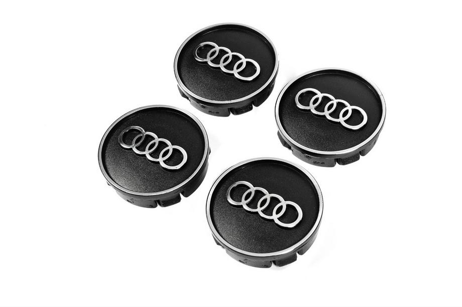 Audi Schwarze Felgendeckel au5955 (59mm x 55mm, 4 Stk) Foto 2
