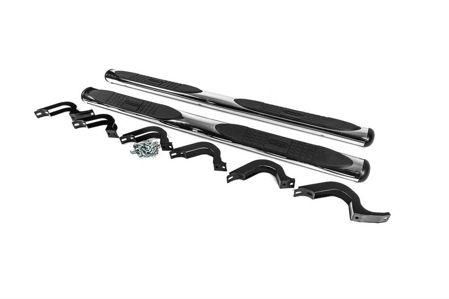 Toyota FJ Cruiser 2006-2022 Seitliche Rohre B098602 (2 Stk., Edelstahl) (Chrom) Foto 2