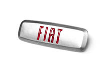 Fiat Aluminium Emblem für Fußmatten (1 Stk) Foto 2