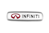 Infiniti Aluminium Emblem für Fußmatten (1 Stk) Foto 1
