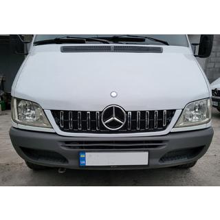 Frontgrill GT Panamericana Chrom Eco (CDI, 2002-2006) Mercedes Sprinter W901/902/903/904/905 1995–2006 Foto 1