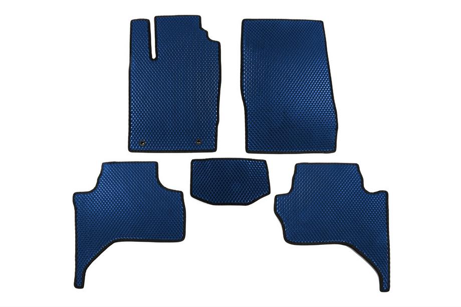 Mitsubishi L200 2015-2024 EVA-Fußmatten (Long base, Blau) Image