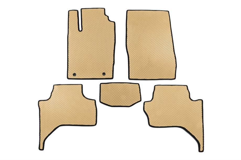 Mitsubishi L200 2015-2024 EVA-Fußmatten (Long base, Beige) Image