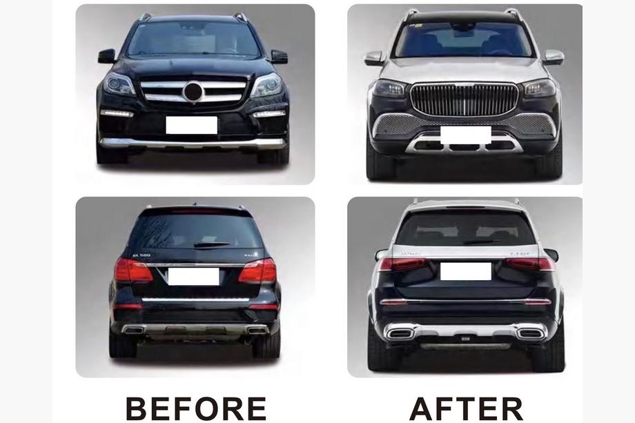 Mercedes GL/GLS class X166 2012-2019 Facelift-Umrüstkit von X166 auf GLS X167 Maybach (Type-A) Foto 2