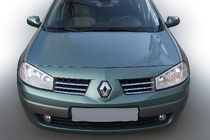 Renault Megane II 2004-2009 Chrom Kühlergrill Abdeckungen (Modell 2004-2006, 6 Stück, Edelstahl) Carmos - Türkischer Edelstahl Foto 1