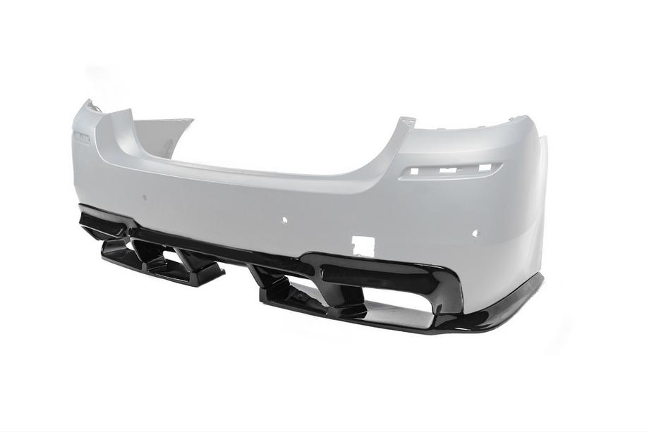 BMW 5 Series F10/F11 2010–2016 Heckdiffusor DPT V-1 (für M-Performance, Schwarz Glanz) Foto 14