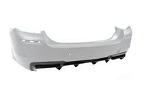BMW 5 Series F10/F11 2010–2016 Heckdiffusor DPT V-2 (für M-Performance, Schwarz Glanz) Foto 2