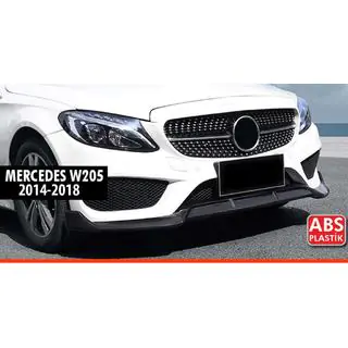 Frontspoilerlippe DPT V1 (2014-2018, nur für AMG-Line, Schwarz Glanz) Foto 1