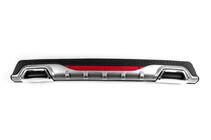 Universal Heckdiffusor DPT AMG Style V-4 (ABS) (Grau+Schwarz Glanz) Foto 1