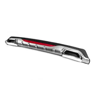 Universal Heckdiffusor DPT AMG Style V-4 (ABS) (Grau+Schwarz Glanz) Foto 2