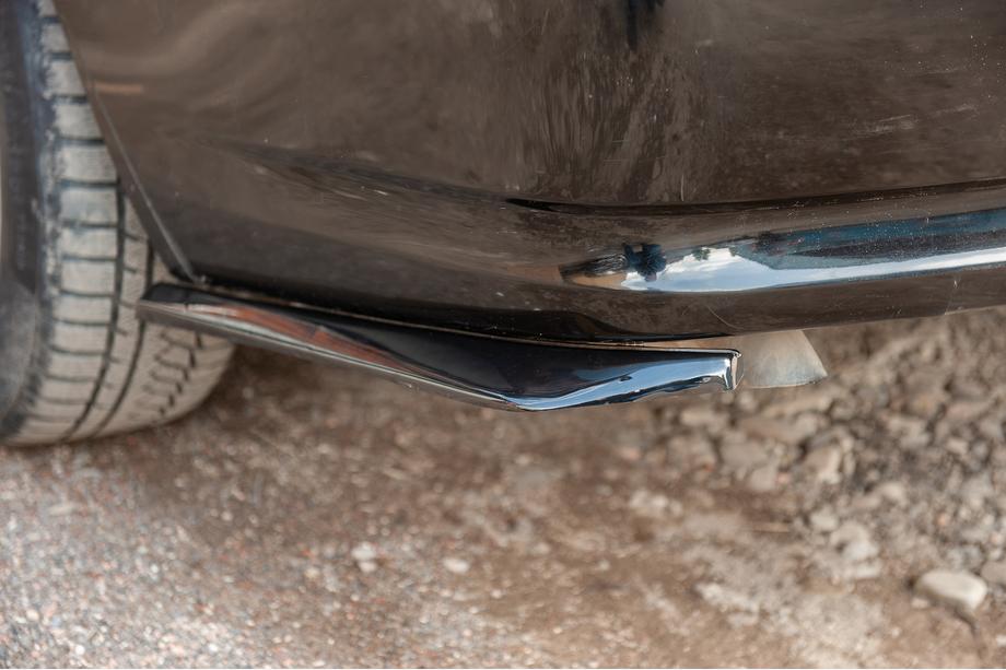 Universelle Flap Heckstoßstangenabdeckung DPT (ABS) (2Stk) (Schwarz Glanz) Image