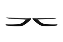 Universelle seitliche Lufteinlässe DPT V-2 (ABS) (2Stk) (Schwarz Glanz) Foto 1