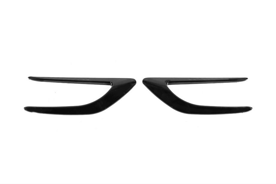 Universelle seitliche Lufteinlässe DPT V-2 (ABS) (2Stk) (Schwarz Glanz) Image