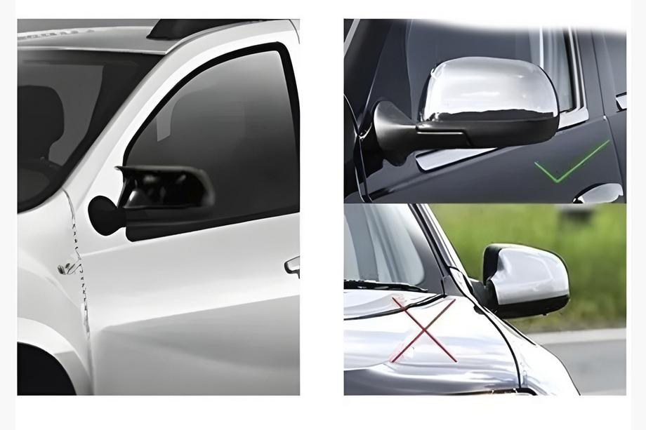 Renault Duster 2008–2017 Spiegelabdeckungen BMW-Style (2 Stk) V-1 Foto 3