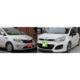 Spiegelabdeckungen BMW-Style (Ohne Blinker, 2 Stk) Kia Rio 2012-2017 Foto 2