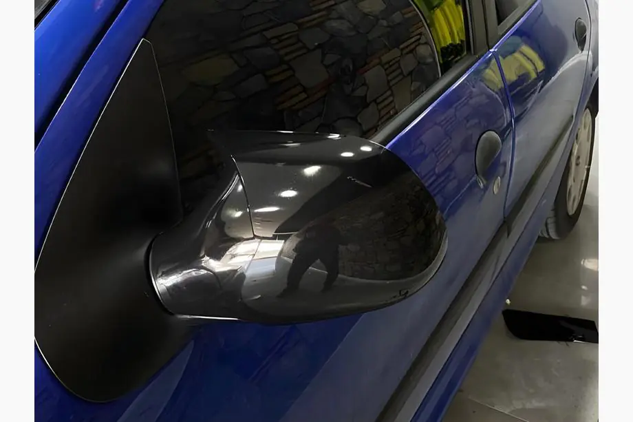 Peugeot 206 1998-2024 Spiegelabdeckungen BMW-Style (2 Stk) Foto 1