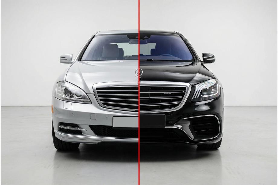 Mercedes S-class W221 2005-2013 Facelift Bodykit auf W222 AMG S63 Image