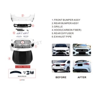Bodykit AMG A45 (Typ-B) Mercedes A-class W177 2018- Foto 2