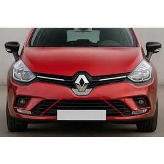 Chrom Rahmen Frontemblem Carmos (Edelstahl) Renault Clio IV 2012-2019 Foto 1