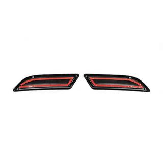 Auspuffblenden Imitation Carmos (2 Stk, ABS+Edelstahl) Renault Megane IV 2016-2025 Foto 3