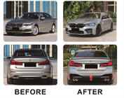 BMW 5er G30/G31 2017–2023 Facelift Kit mit Motorhaube und Kotflügeln (im M5 Competition 2021) Foto 3