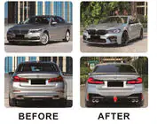 BMW 5er G30/G31 2017–2023 Facelift Kit mit Motorhaube und Kotflügeln (im M5 Competition 2021) Foto 3
