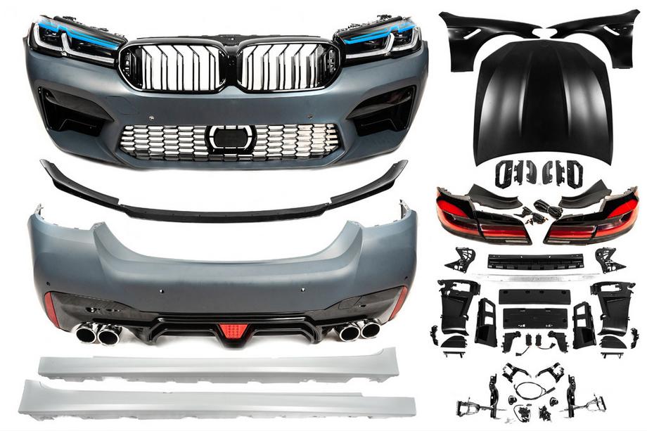 BMW 5 Series F10/F11 2010–2016 Facelift-Umrüstkit auf G30 M5 2021 Foto 2