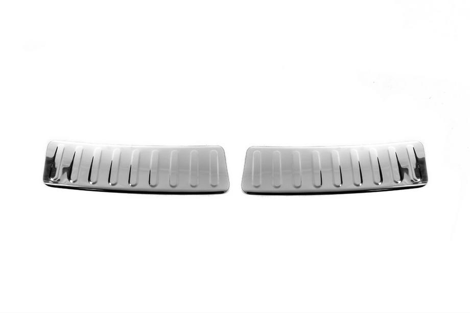 Renault Sandero 2007-2013 Heckstoßstangenschutz Carmos V2 Edelstahl Image