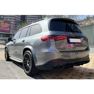 Heckdiffusor mit Endrohren BlackEdition (Design GLS63) Foto 1