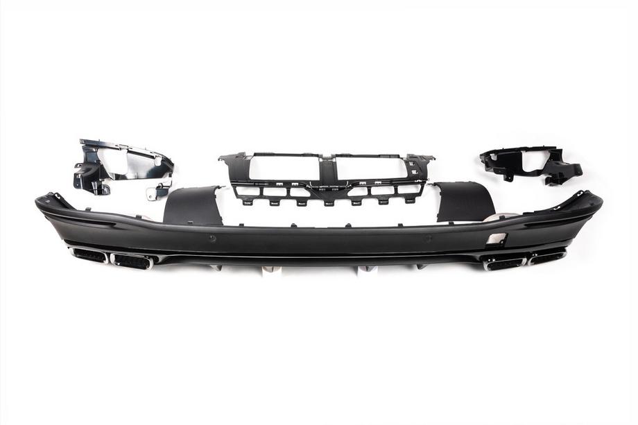 Mercedes GLS X167 2019- Heckdiffusor mit Endrohren BlackEdition (Design GLS63) Foto 8