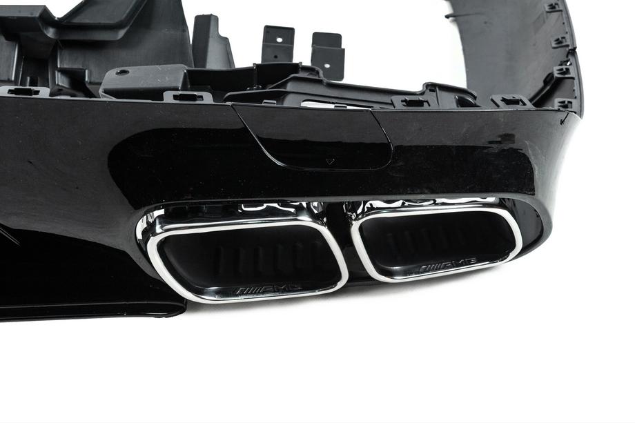 Mercedes CLS C257 2018- Heckdiffusor mit Endrohren (Design GT63) Foto 7