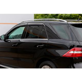 Windabweiser mit Chromleiste Niken Luxury (4 Stk) Mercedes GLE/ML class W166 2011-2018 Foto 1