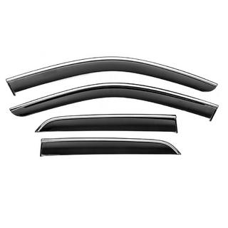 Windabweiser mit Chromleiste Niken Luxury (4 Stk) Mercedes GLE/ML class W166 2011-2018 Foto 2