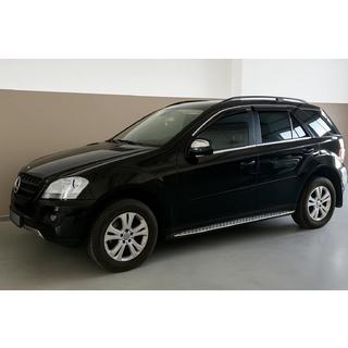 Windabweiser mit Chromleiste Niken Luxury (4 Stk) Mercedes ML W164 2005-2011 Foto 4