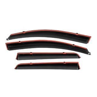 Windabweiser mit Chromleiste Niken Luxury (4 Stk) Nissan Qashqai 2007-2010 Foto 3
