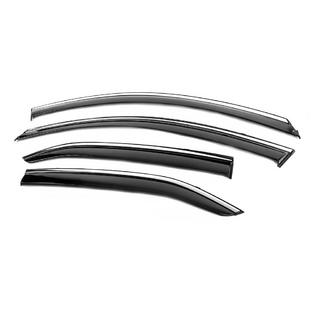 Windabweiser mit Chromleisten Niken Luxury (EU, 4 Stk) Toyota Camry 2006-2011 Foto 2