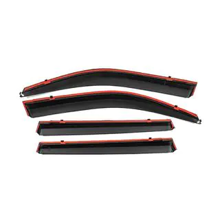 Chrom Windabweiser Niken Luxury (4 Stk) Toyota Land Cruiser Prado 150 2009-2023 Foto 4