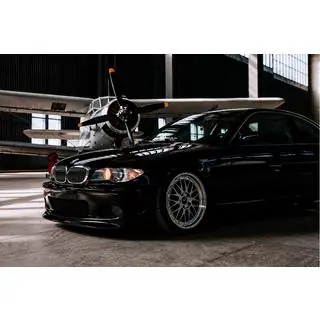 Frontlippe DPT V-2 (Für M Sport, Schwarz Glanz)