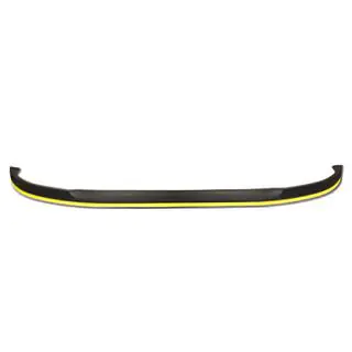 Universelle Frontlippe DPT Yellow (ABS, Schwarz Glanz)