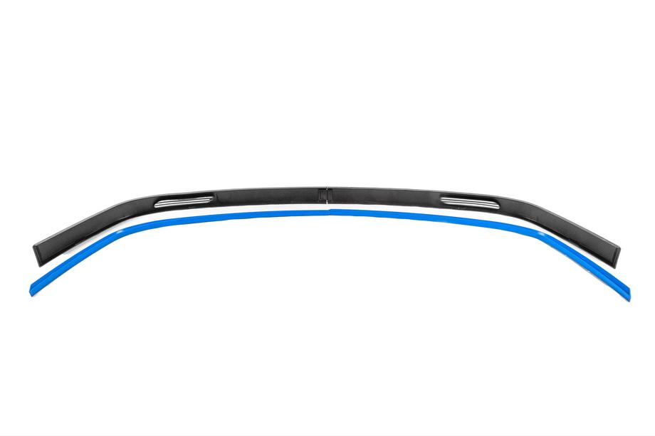 Universelle Frontlippe DPT Blue V-1 (ABS, Schwarz Glanz) Foto 6