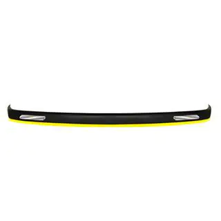 Universelle Frontlippe DPT Yellow V-1 (ABS, Schwarz Glanz)