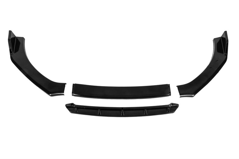 Universelle Frontlippe DPT Black V-2 (ABS, Schwarz Glanz) Foto 4