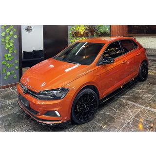 Frontlippe DPT V-1 (Schwarz Glanz) Volkswagen Polo 2017-
