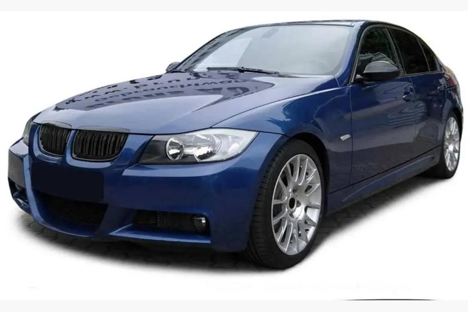 BMW 3 Series E90/E91 2005-2011 Nieren M-Look (für E-90/91, 2005-2008, Schwarz Glanz) Foto 4