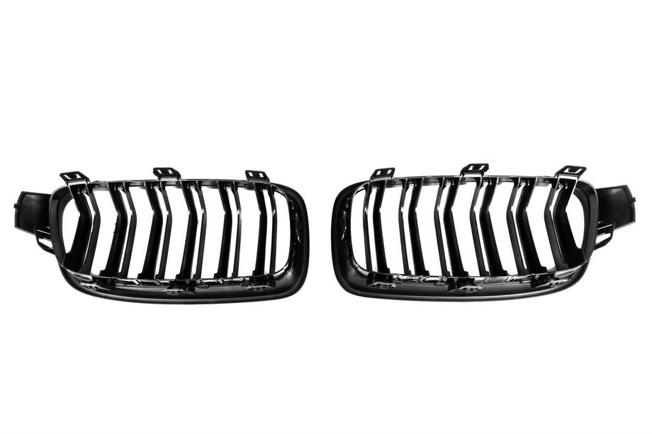 BMW 3 Series F30/F31 2012-2019 Nieren M-Look (Schwarz Glanz) Foto 6