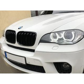Nieren M-Look (Schwarz Glanz) BMW X5 E70 2007-2013 Foto 4